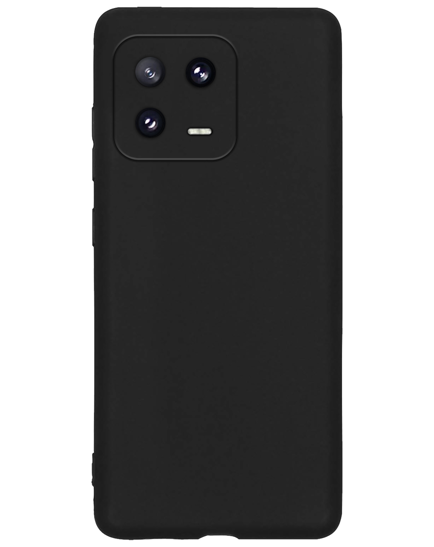 NoXx Hoes Geschikt voor Xiaomi 13 Pro Hoesje Cover Siliconen Back Case Hoes Met 2x Screenprotector - Zwart