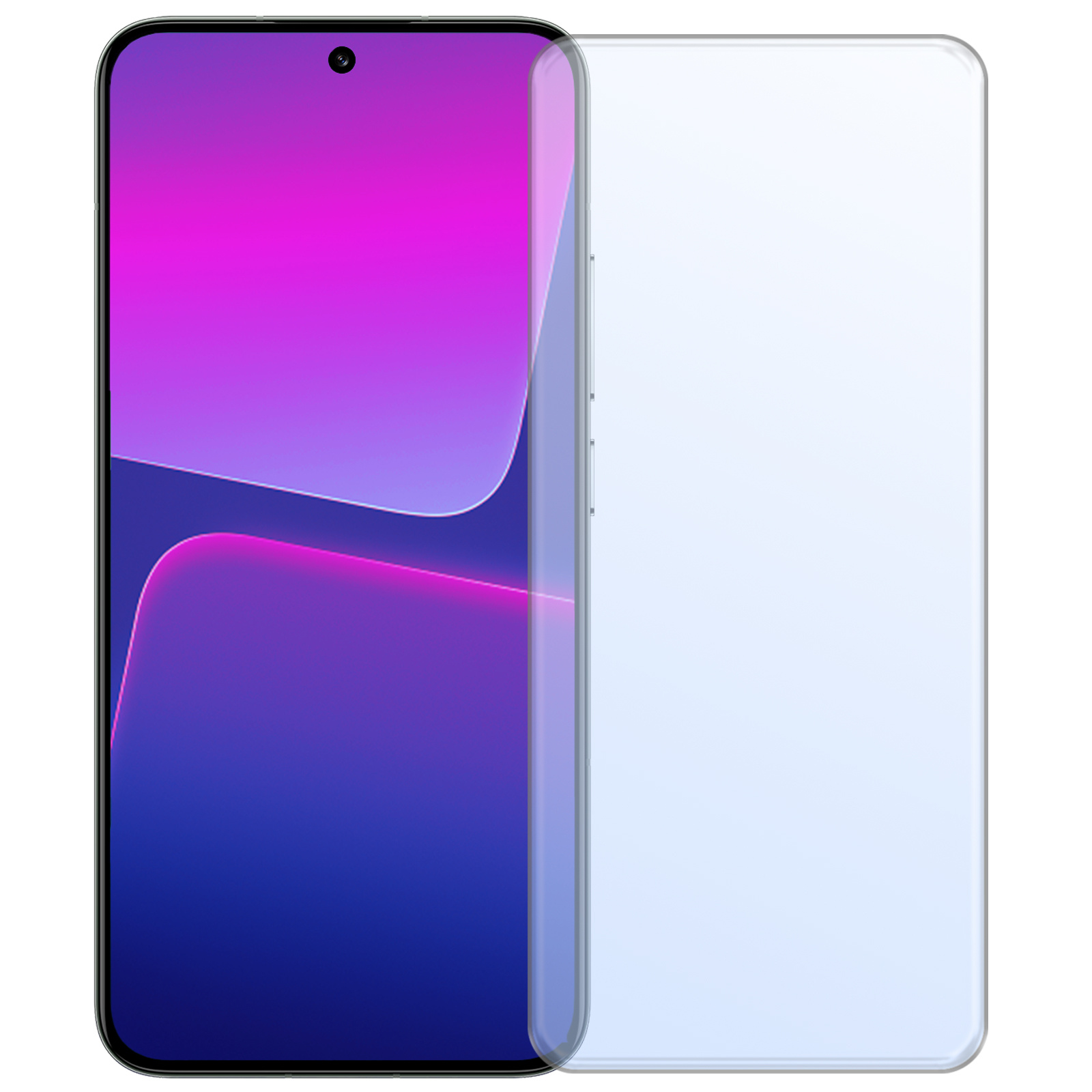 Nomfy Screenprotector Geschikt voor Xiaomi 13 Screenprotector Bescherm Glas Tempered Glass - Screenprotector Geschikt voor Xiaomi 13 Screen Protector - 2 PACK