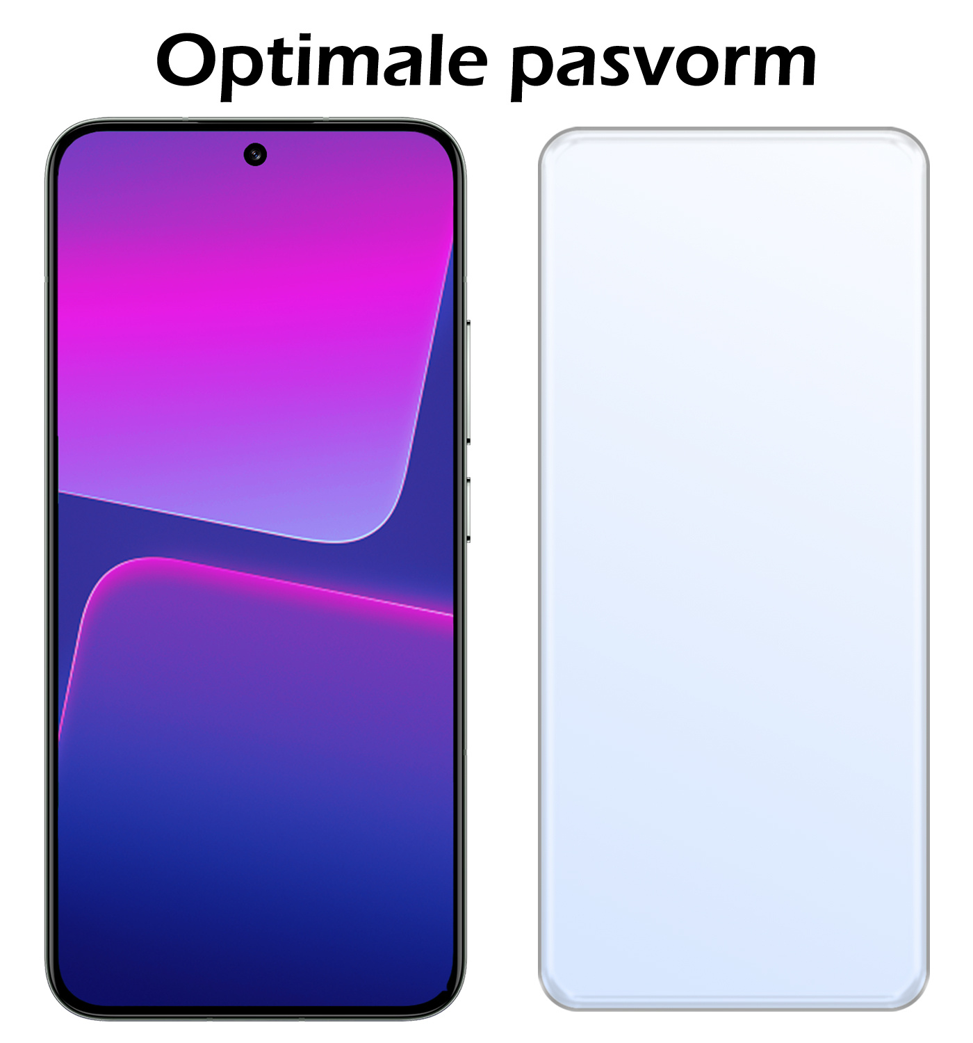 Nomfy Screenprotector Geschikt voor Xiaomi 13 Screenprotector Bescherm Glas Tempered Glass - Screenprotector Geschikt voor Xiaomi 13 Screen Protector - 3 PACK