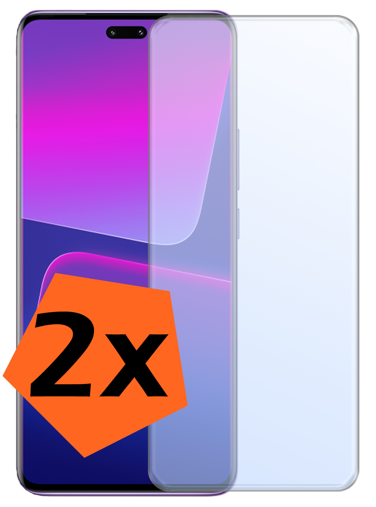 Nomfy Screenprotector Geschikt voor Xiaomi 13 Lite Screenprotector Bescherm Glas Tempered Glass - Screenprotector Geschikt voor Xiaomi 13 Lite Screen Protector - 2 PACK
