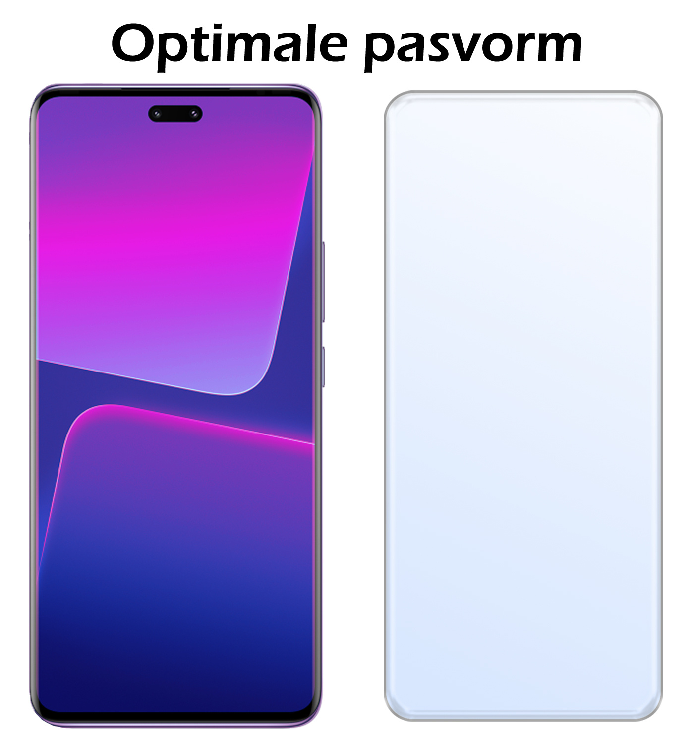 Nomfy Screenprotector Geschikt voor Xiaomi 13 Lite Screenprotector Bescherm Glas Tempered Glass - Screenprotector Geschikt voor Xiaomi 13 Lite Screen Protector - 2 PACK