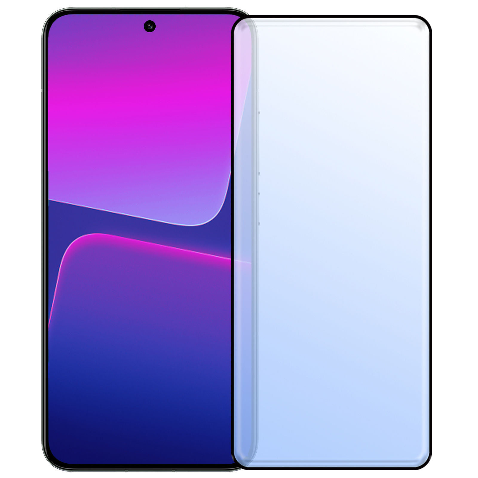 Nomfy Screenprotector Geschikt voor Xiaomi 13 Pro Screenprotector Bescherm Glas - Screenprotector Geschikt voor Xiaomi 13 Pro Screen Protector Tempered Glass Full Screen Full Cover - 2 PACK