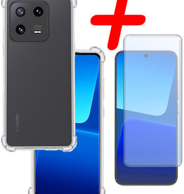 BASEY. BASEY. Xiaomi 13 Hoesje Shockproof Met Screenprotector