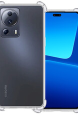 BASEY. Hoes Geschikt voor Xiaomi 13 Lite Hoesje Shock Proof Case Hoes Siliconen - Hoesje Geschikt voor Xiaomi 13 Lite Hoes Cover Shockproof - Transparant