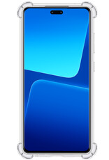 BASEY. Hoes Geschikt voor Xiaomi 13 Lite Hoesje Shock Proof Case Hoes Siliconen - Hoesje Geschikt voor Xiaomi 13 Lite Hoes Cover Shockproof - Transparant