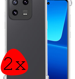 BASEY. BASEY. Xiaomi 13 Pro Hoesje Shockproof - Transparant - 2 PACK