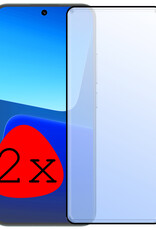 BASEY. Screenprotector Geschikt voor Xiaomi 13 Pro Screenprotector Beschermglas Full Cover - Screenprotector Geschikt voor Xiaomi 13 Pro Screen Protector Full Cover - 2 Stuks