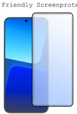 BASEY. Screenprotector Geschikt voor Xiaomi 13 Pro Screenprotector Beschermglas Full Cover - Screenprotector Geschikt voor Xiaomi 13 Pro Screen Protector Full Cover - 2 Stuks
