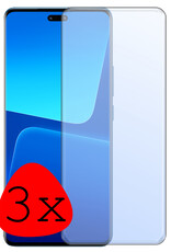 BASEY. Screenprotector Geschikt voor Xiaomi 13 Lite Screenprotector Tempered Glass - Screenprotector Geschikt voor Xiaomi 13 Lite Beschermglas Screen Protector Glas - 3 Stuks