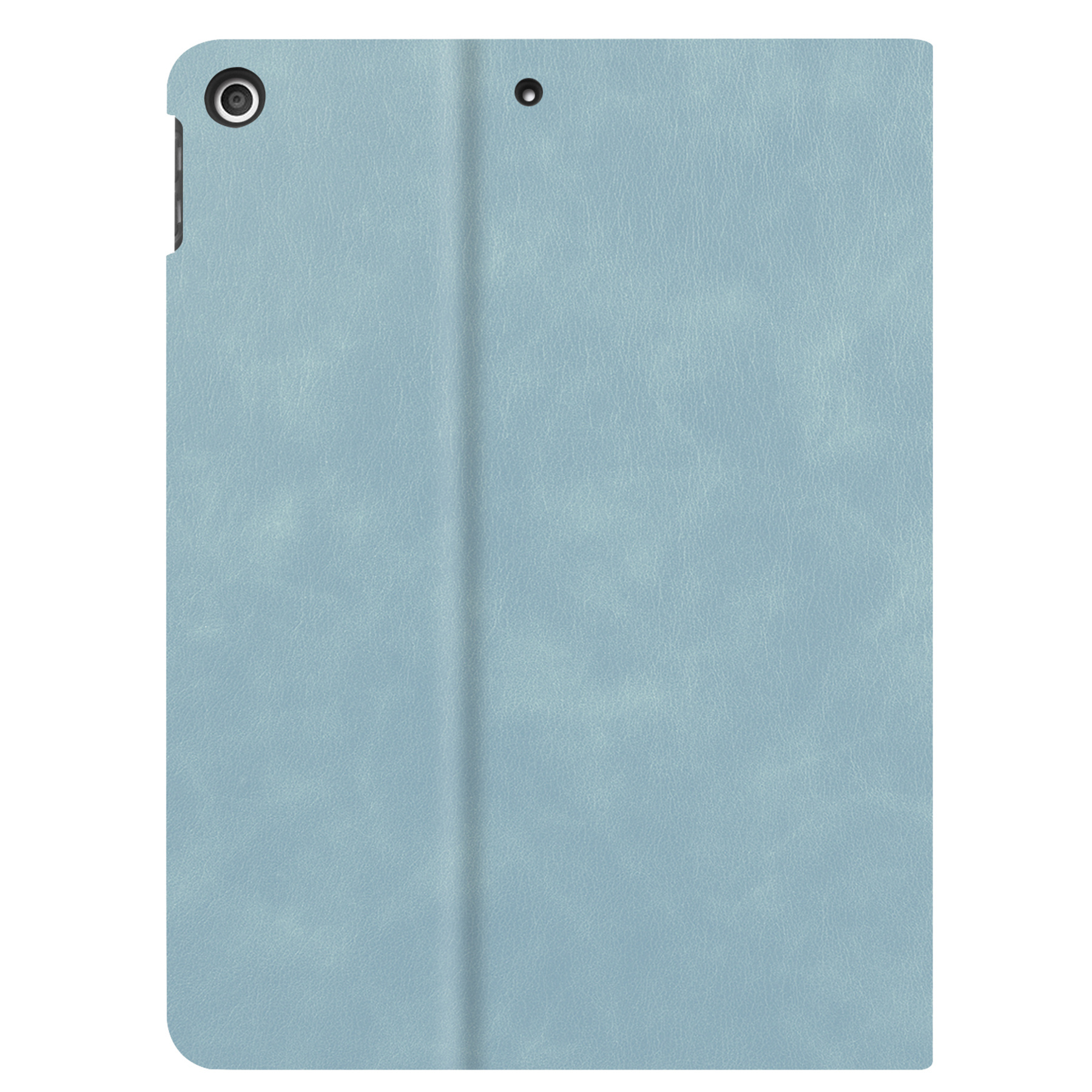 Nomfy Hoes Geschikt voor iPad 10.2 2021 Hoesje Book Case Luxe Hard Cover Hoes Met Uitsparing Geschikt voor Apple Pencil - Hoesje Geschikt voor iPad 9 Hoes Hardcover - Lichtblauw