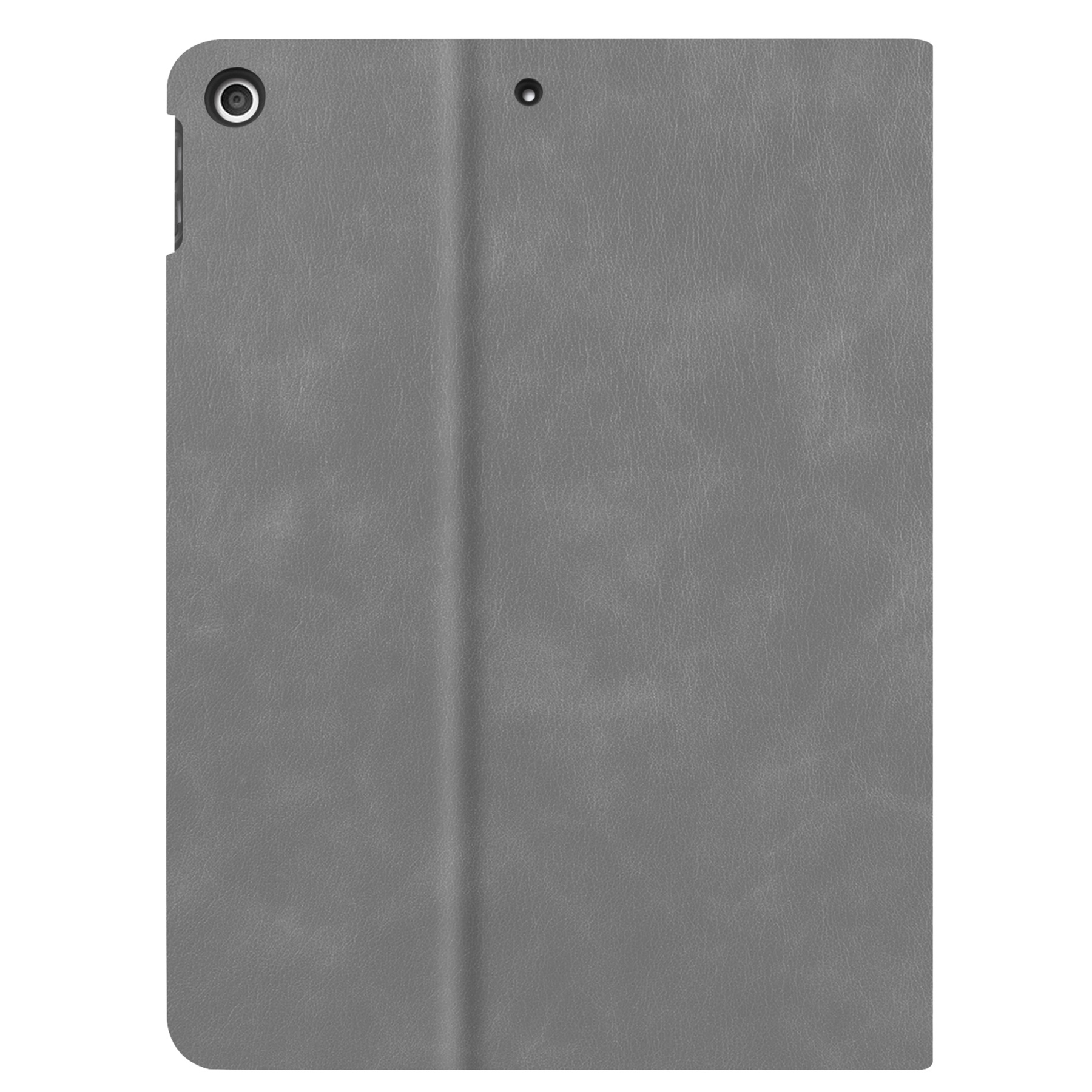 Nomfy Hoes Geschikt voor iPad 10.2 2019 Hoesje Book Case Luxe Hard Cover Hoes Met Uitsparing Geschikt voor Apple Pencil - Hoesje Geschikt voor iPad 7 Hoes Hardcover - Grijs