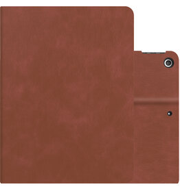 NoXx NoXx Luxe Lederen iPad 10.2 2020 Hoes - Bruin
