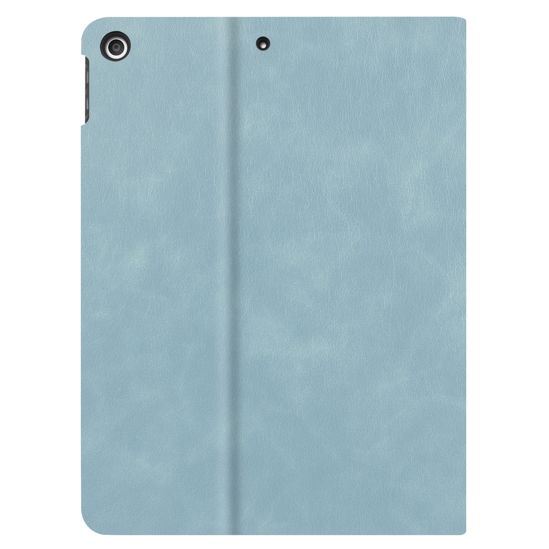 BASEY. Hoesje Geschikt voor iPad 10.2 2021 Hoes Case Luxe Hoesje Hard Cover - Hoes Geschikt voor iPad 9 Hoesje Bookcase Met Uitsparing Geschikt voor Apple Pencil - Lichtblauw