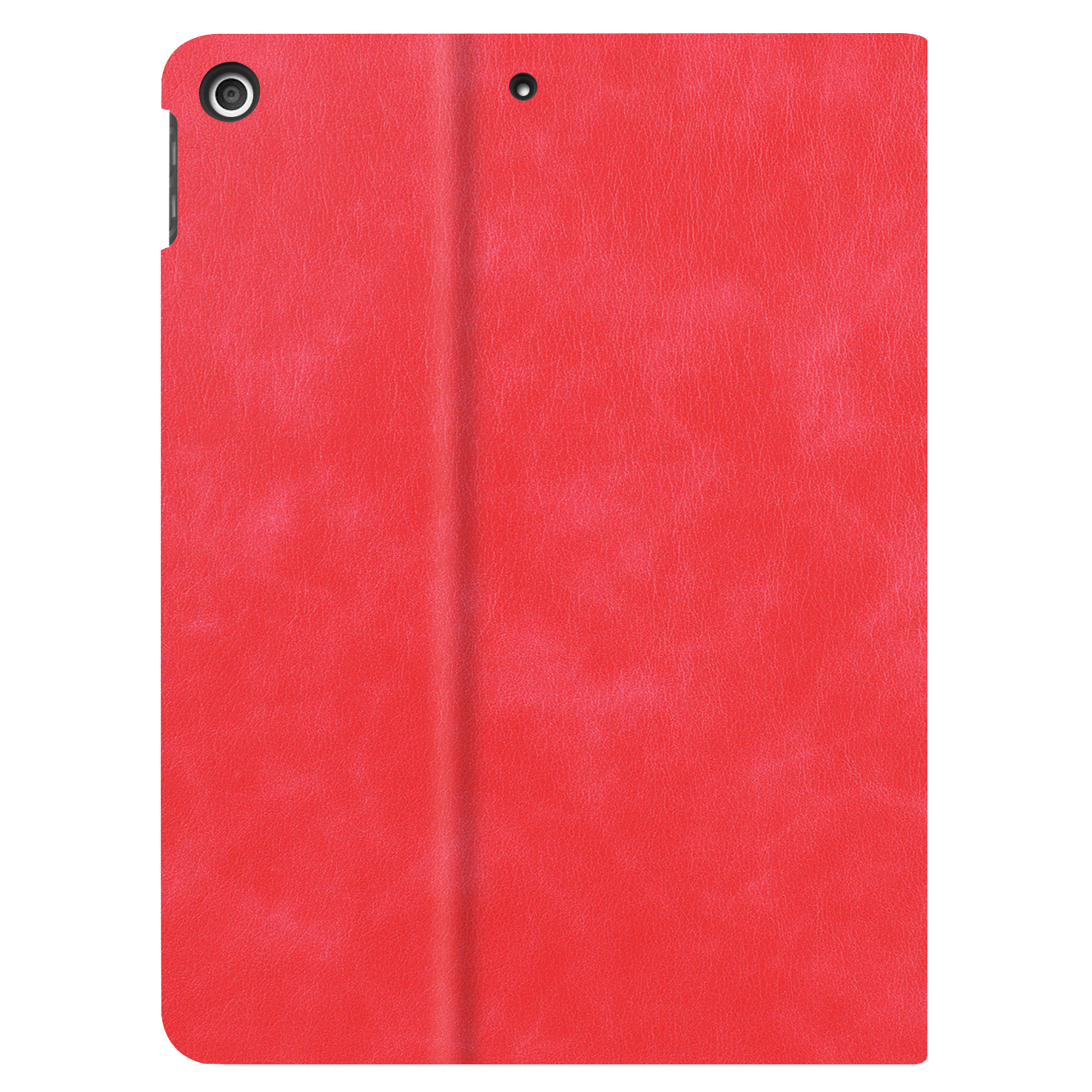 BASEY. Hoesje Geschikt voor iPad 10.2 2020 Hoes Case Luxe Hoesje Hard Cover - Hoes Geschikt voor iPad 8 Hoesje Bookcase Met Uitsparing Geschikt voor Apple Pencil - Rood