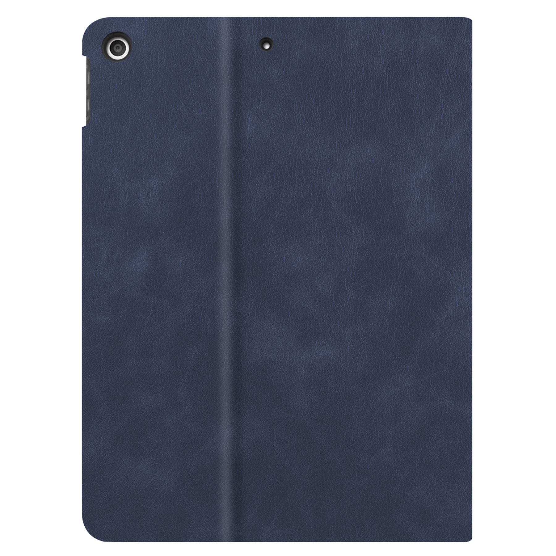 BASEY. Hoesje Geschikt voor iPad 10.2 2020 Hoes Case Luxe Hoesje Hard Cover - Hoes Geschikt voor iPad 8 Hoesje Bookcase Met Uitsparing Geschikt voor Apple Pencil - Donkerblauw
