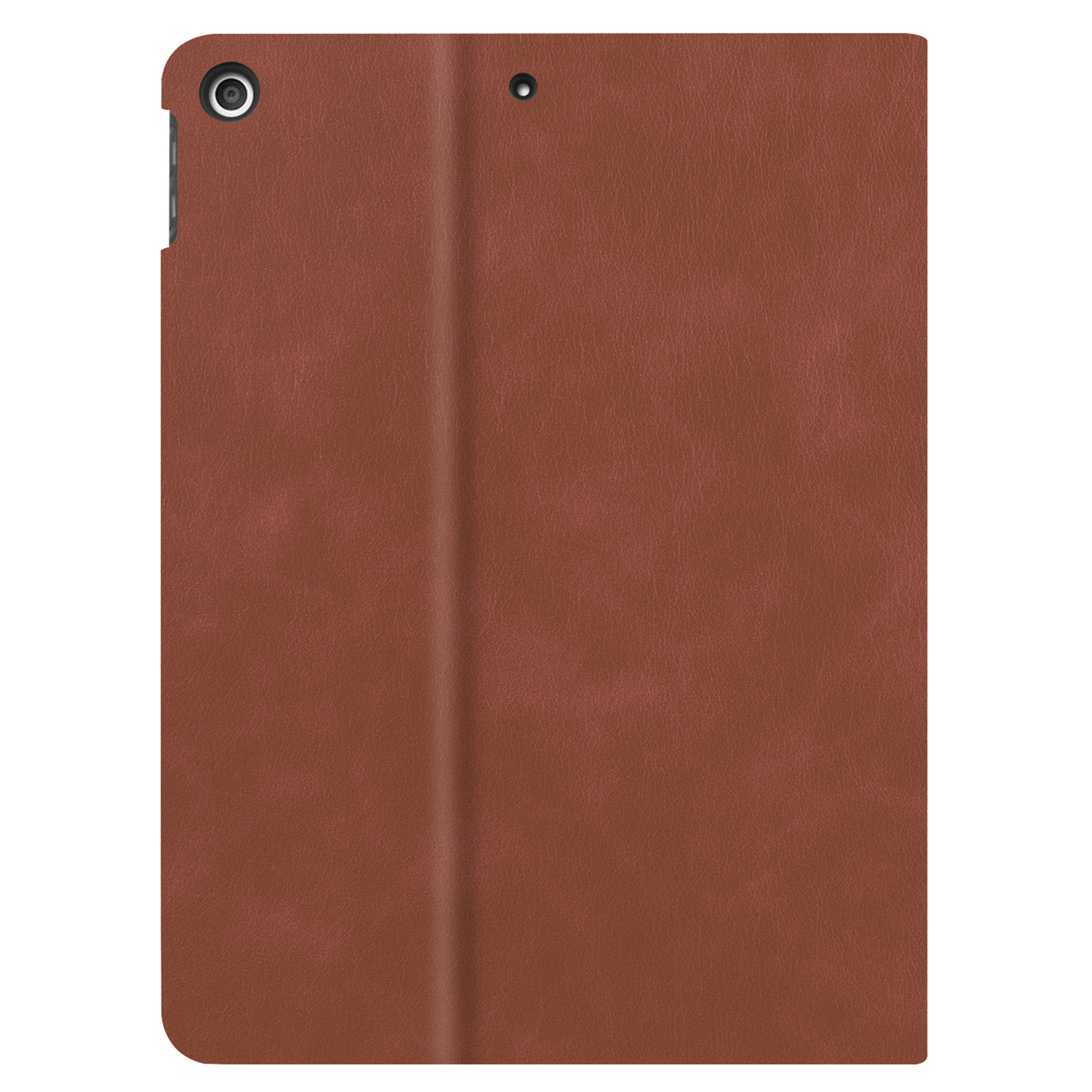 BASEY. Hoesje Geschikt voor iPad 10.2 2020 Hoes Case Luxe Hoesje Hard Cover - Hoes Geschikt voor iPad 8 Hoesje Bookcase Met Uitsparing Geschikt voor Apple Pencil - Bruin