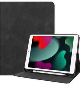 BASEY. BASEY. Luxe Lederen iPad 10.2 2019 Hoes - Zwart