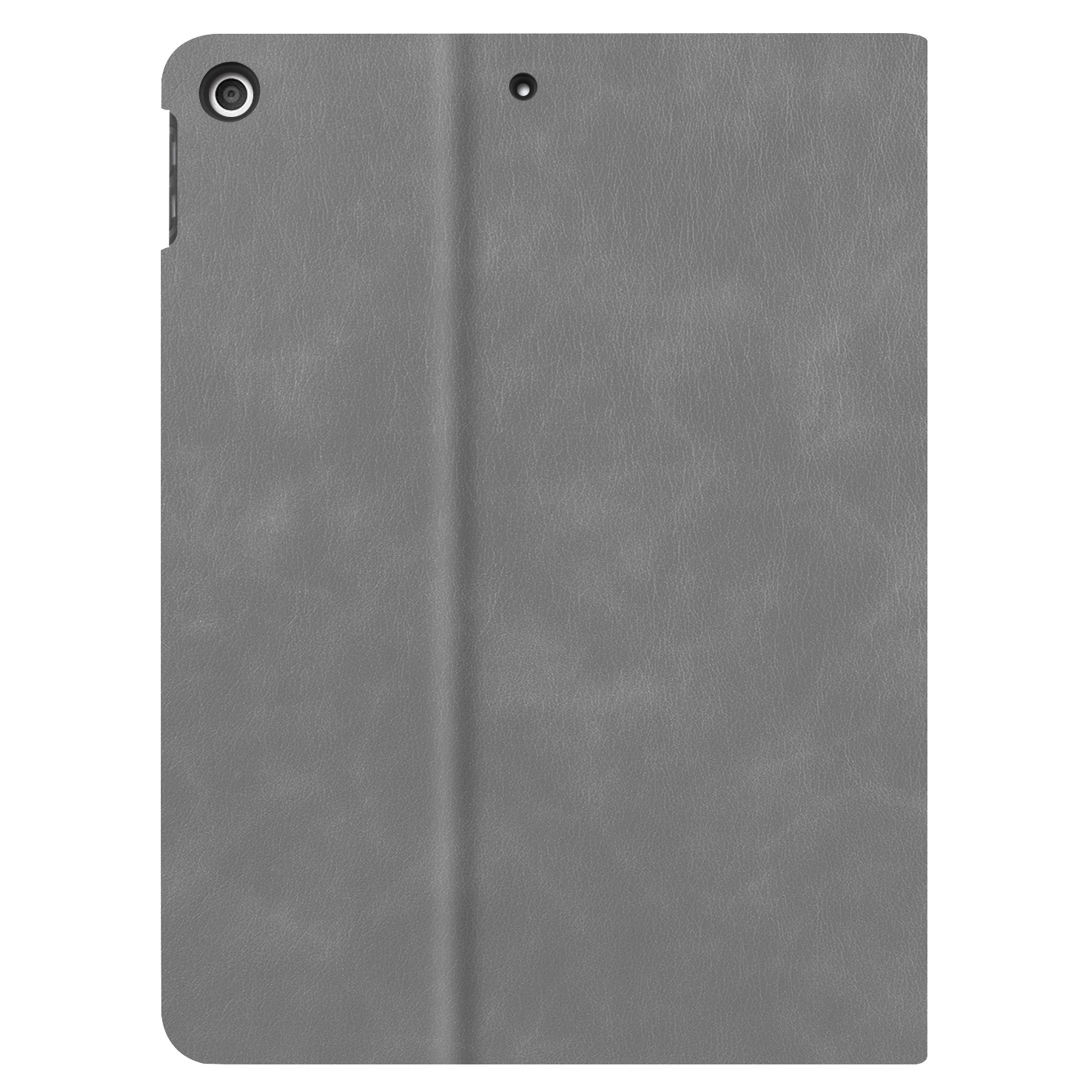 BASEY. Hoesje Geschikt voor iPad 10.2 2019 Hoes Case Luxe Hoesje Hard Cover - Hoes Geschikt voor iPad 7 Hoesje Bookcase Met Uitsparing Geschikt voor Apple Pencil - Grijs