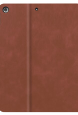 BASEY. Hoesje Geschikt voor iPad 10.2 2019 Hoes Case Luxe Hoesje Hard Cover Met Screenprotector - Hoes Geschikt voor iPad 7 Hoesje Bookcase Met Uitsparing Geschikt voor Apple Pencil - Bruin