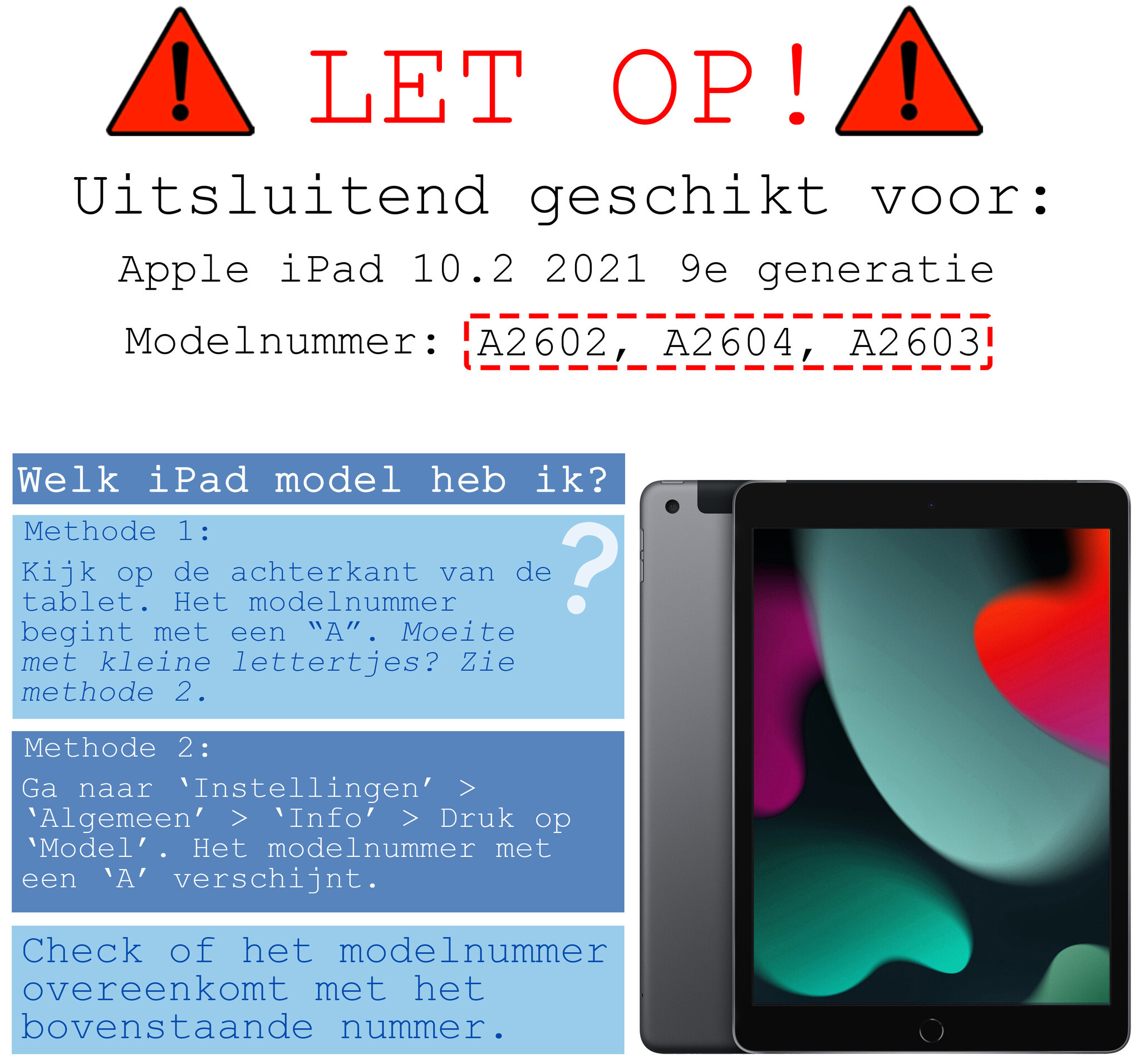 BASEY. Hoesje Geschikt voor iPad 10.2 2021 Hoes Case Luxe Hoesje Hard Cover Met Screenprotector - Hoes Geschikt voor iPad 9 Hoesje Bookcase Met Uitsparing Geschikt voor Apple Pencil - Bruin