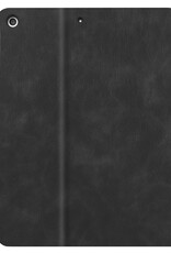 BASEY. Hoesje Geschikt voor iPad 10.2 2021 Hoes Case Luxe Hoesje Hard Cover Met Screenprotector - Hoes Geschikt voor iPad 9 Hoesje Bookcase Met Uitsparing Geschikt voor Apple Pencil - Zwart