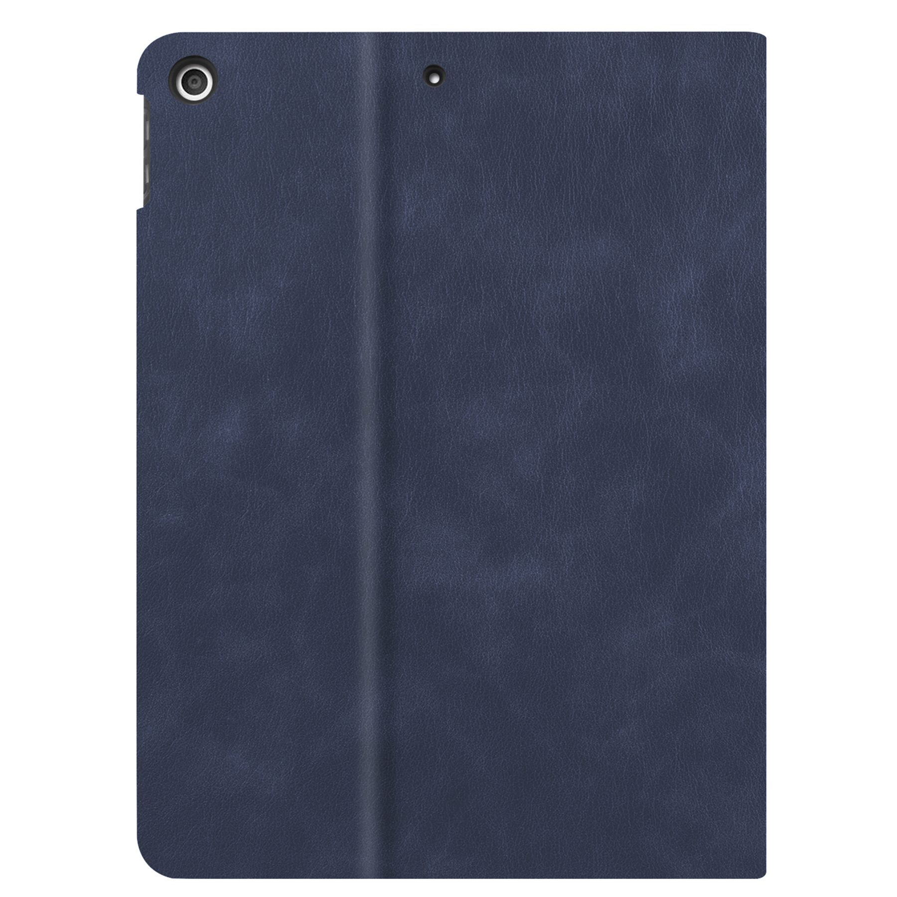 NoXx Hoesje Geschikt voor iPad 10.2 2019 Hoesje Hardcover Hoes Book Case Met Uitsparing Geschikt voor Apple Pencil Met Screenprotector - Donkerblauw