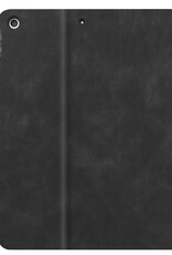 NoXx Hoesje Geschikt voor iPad 10.2 2020 Hoesje Hardcover Hoes Book Case Met Uitsparing Geschikt voor Apple Pencil Met Screenprotector - Zwart