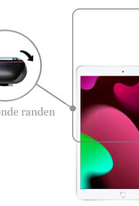 Nomfy Hoes Geschikt voor iPad 10.2 2020 Hoesje Book Case Luxe Cover Hoes Met Uitsparing Geschikt voor Apple Pencil Met Screenprotector - Hoesje Geschikt voor iPad 8 Hoes - Rood