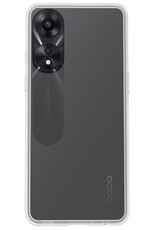 BASEY. Hoes Geschikt voor OPPO A78 5G Hoesje Siliconen Back Cover Case - Hoesje Geschikt voor OPPO A78 Hoes Cover Hoesje - Transparant