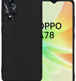 BASEY. BASEY. OPPO A78 Hoesje Siliconen - Zwart