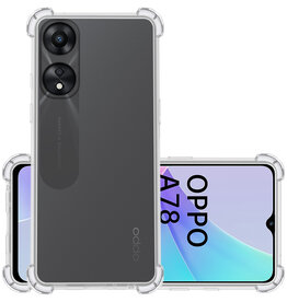 NoXx NoXx OPPO A78 Hoesje Shockproof - Transparant