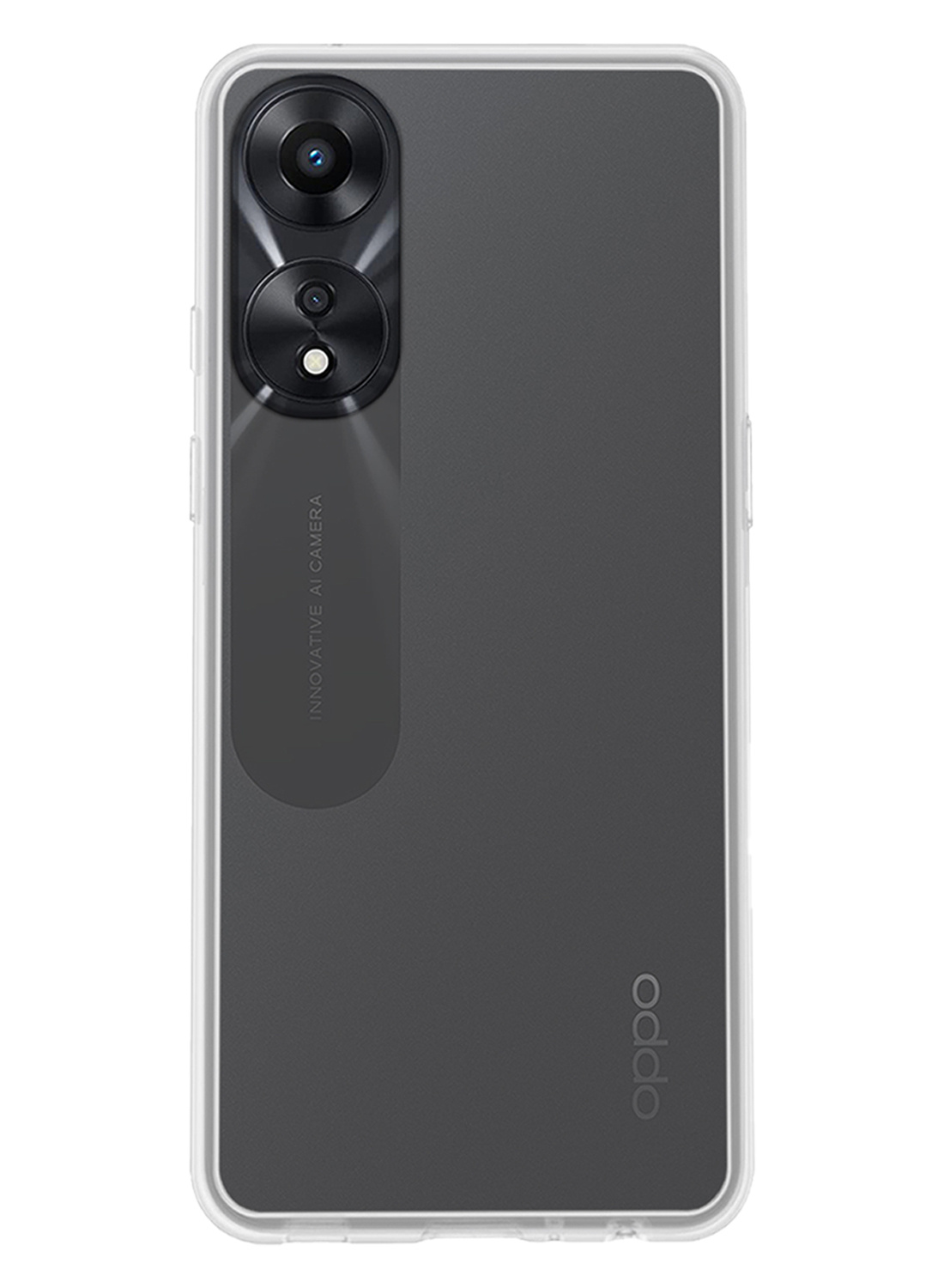 NoXx Hoes Geschikt voor OPPO A78 5G Hoesje Cover Siliconen Back Case Hoes - Transparant - 2x