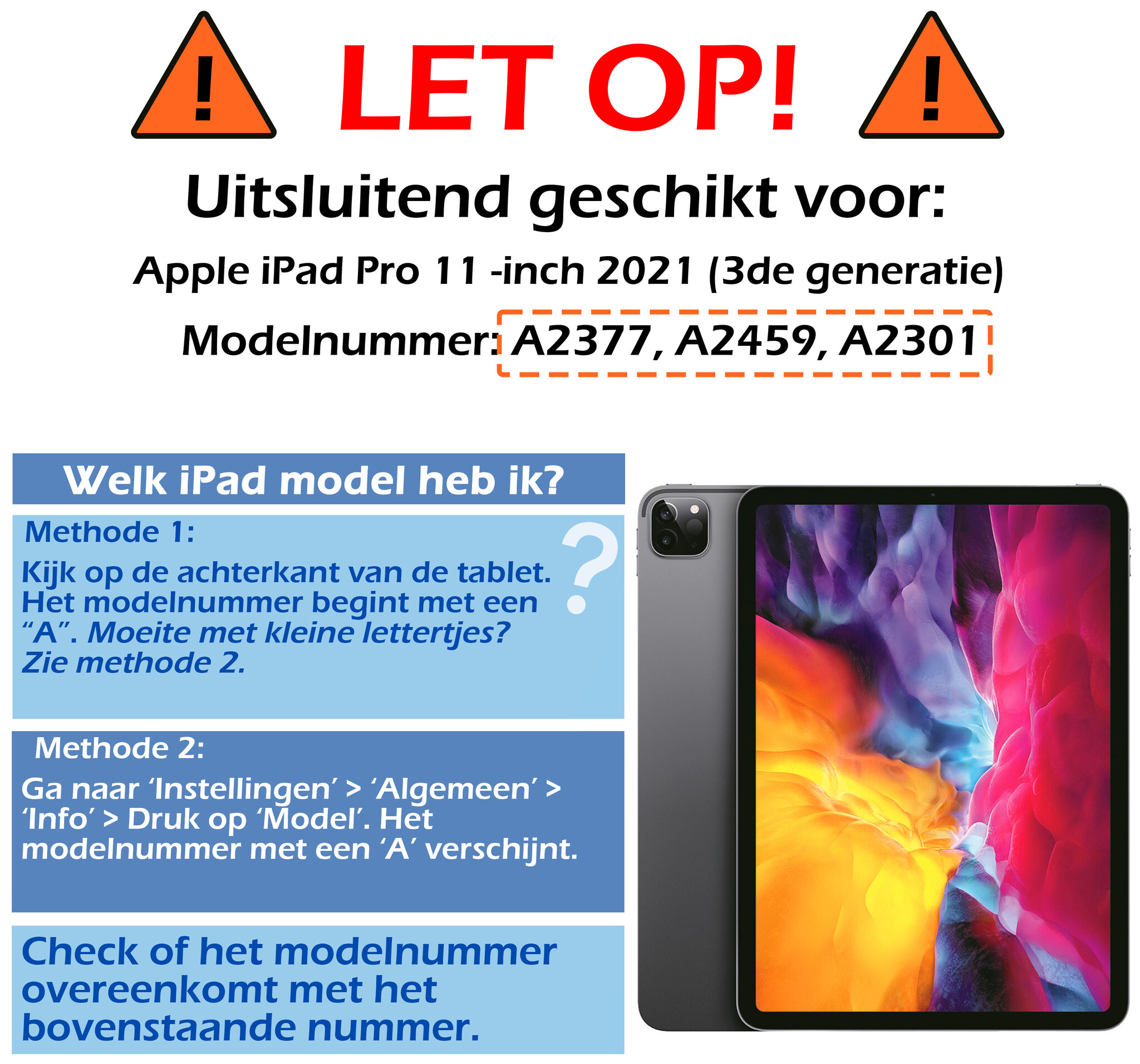 Nomfy Hoes Geschikt voor iPad Pro 2021 (11 inch) Hoes Toetsenbord Hoes Case Book Cover Hoesje - Hoesje Geschikt voor iPad Pro 11 inch (2021) Keyboard Hoes - Zwart