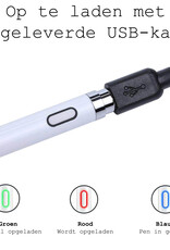BASEY. Stylus Pen Universeel Active Touch Pen Geschikt Voor Tablet en Smartphone - Wit