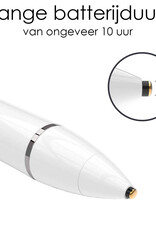 NoXx Universele Stylus Pen Met Precisie Punt Geschikt Voor Tablet en Smartphone - Wit