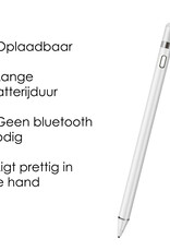 NoXx Universele Stylus Pen Met Precisie Punt Geschikt Voor Tablet en Smartphone - Wit