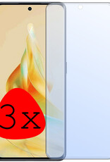 BASEY. Screenprotector Geschikt voor OPPO Reno 8T 4G Screenprotector Tempered Glass - Screenprotector Geschikt voor OPPO Reno 8T 4G Beschermglas Screen Protector Glas - 3 Stuks
