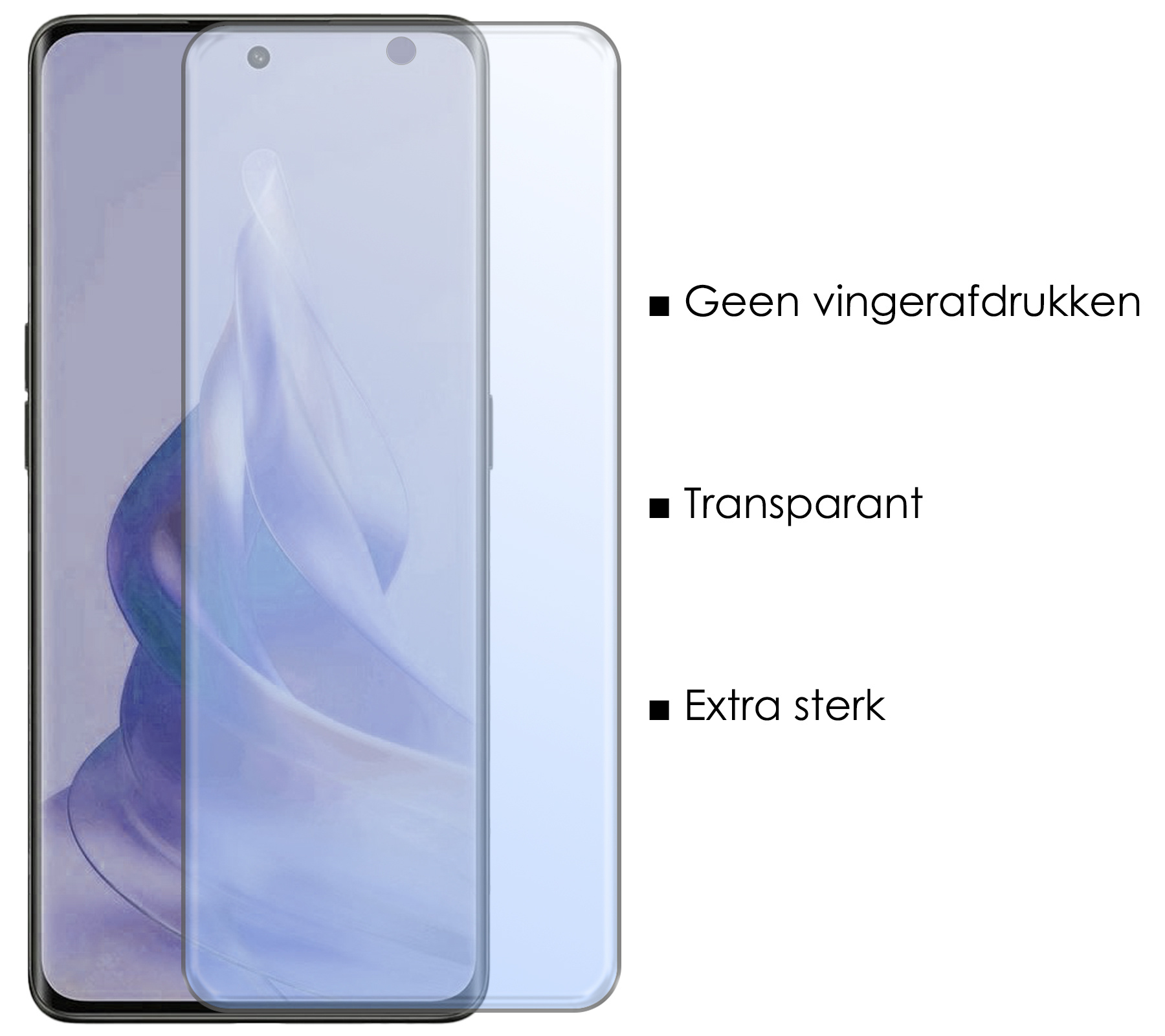 NoXx Screenprotector Geschikt voor OPPO Reno 8T 4G Screenprotector Tempered Glass Gehard Glas Beschermglas - 2x