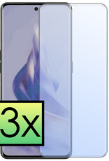 NoXx Screenprotector Geschikt voor OPPO Reno 8T 4G Screenprotector Tempered Glass Gehard Glas Beschermglas - 3x