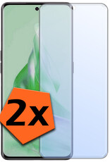 Nomfy Screenprotector Geschikt voor OPPO Reno 8T 4G Screenprotector Bescherm Glas Tempered Glass - Screenprotector Geschikt voor OPPO Reno 8T 4G Screen Protector - 2 PACK