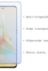 BASEY. Hoes Geschikt voor OPPO Reno 8T 4G Hoesje Shock Proof Case Hoes Siliconen Met 2x Screenprotector - Hoesje Geschikt voor OPPO Reno 8T 4G Hoes Cover Shockproof - Transparant