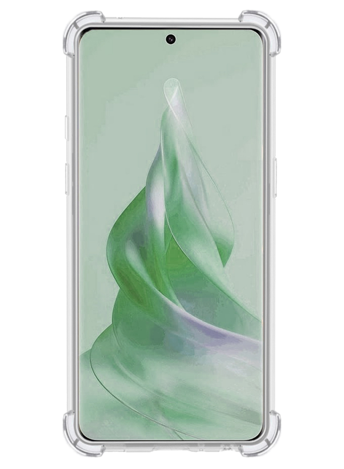 Nomfy Hoesje Geschikt voor OPPO Reno 8T 4G Hoesje Shock Proof Cover Case Shockproof - Hoes Geschikt voor OPPO Reno 8T 4G Hoes Siliconen Back Case - Transparant