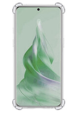 Nomfy Hoesje Geschikt voor OPPO Reno 8T 4G Hoesje Shock Proof Cover Case Shockproof - Hoes Geschikt voor OPPO Reno 8T 4G Hoes Siliconen Back Case - Transparant - 2 PACK