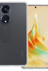 BASEY. Hoes Geschikt voor OPPO Reno 8T 4G Hoesje Siliconen Back Cover Case - Hoesje Geschikt voor OPPO Reno 8T 4G Hoes Cover Hoesje - Transparant