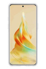 BASEY. Hoes Geschikt voor OPPO Reno 8T 4G Hoesje Siliconen Back Cover Case - Hoesje Geschikt voor OPPO Reno 8T 4G Hoes Cover Hoesje - Transparant - 2 Stuks