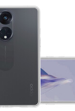 NoXx Hoes Geschikt voor OPPO Reno 8T 4G Hoesje Cover Siliconen Back Case Hoes - Transparant