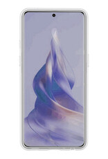 NoXx Hoes Geschikt voor OPPO Reno 8T 4G Hoesje Cover Siliconen Back Case Hoes - Transparant