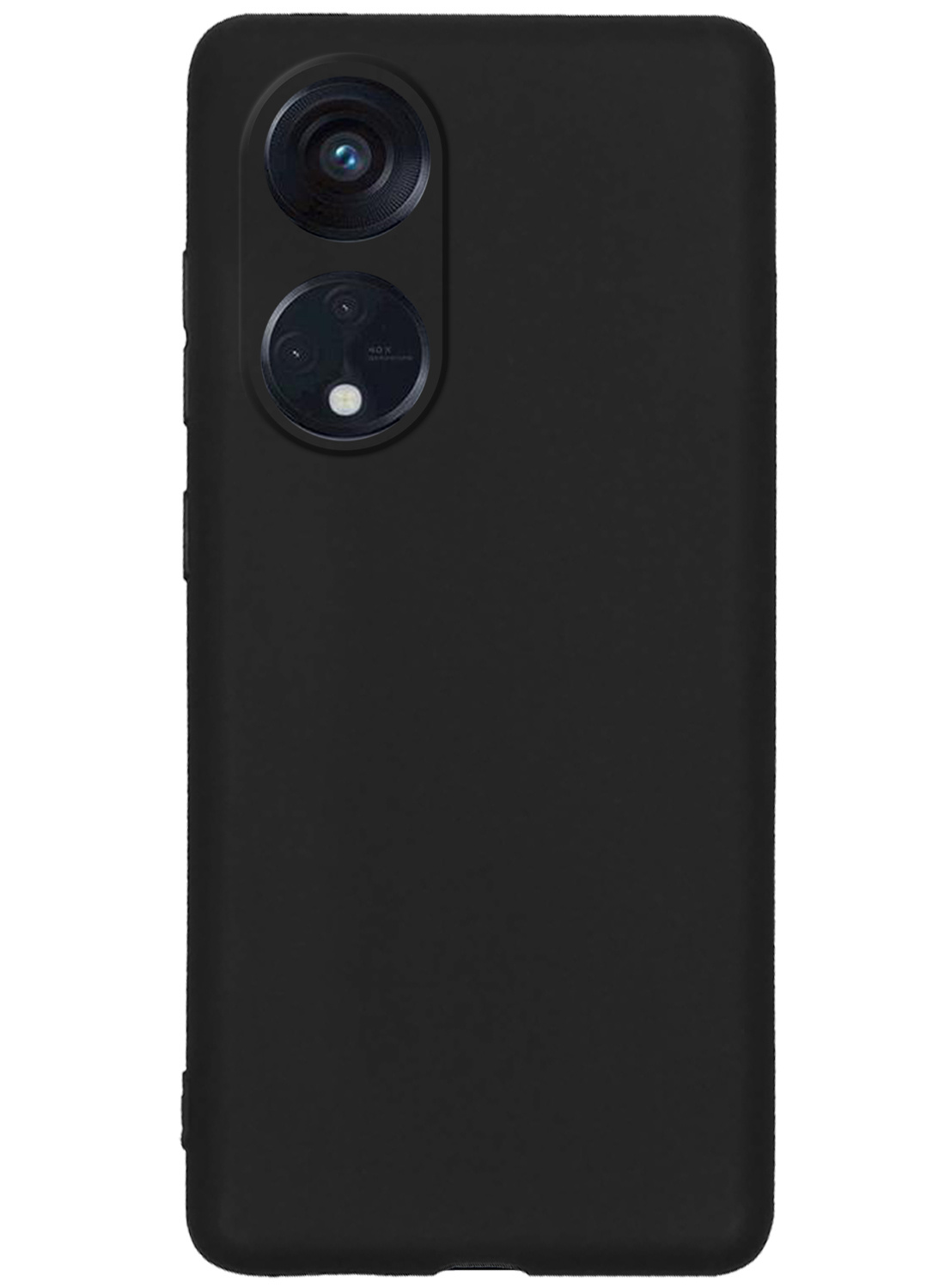 NoXx Hoes Geschikt voor OPPO Reno 8T 4G Hoesje Cover Siliconen Back Case Hoes - Zwart