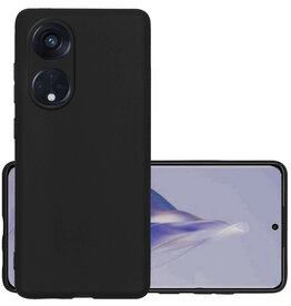 NoXx NoXx Oppo Reno 8T 4G Hoesje Siliconen - Zwart