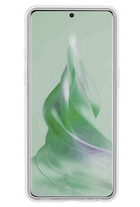 Nomfy Hoesje Geschikt voor OPPO Reno 8T 4G Hoesje Siliconen Cover Case - Hoes Geschikt voor OPPO Reno 8T 4G Hoes Back Case - Transparant